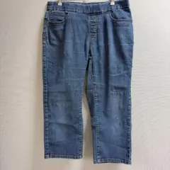 Lee リー Style Up ストレッチジーンズ 刺繍 デニムパンツ 濃紺