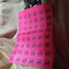 【非売品・未使用】LOFTナイロンバッグ（ピンク）