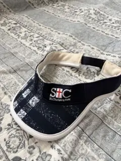 St.Christophers ネイビー チェックサンバイザー