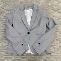 美品　H&Mライトグレー ビジネスジャケット