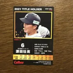 プロ野球チップスカード 源田壮亮