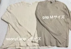 sonnyLabel Lサイズ & gap Mサイズ ニット