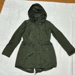 マイケルコース ミリタリーコート カーキ S 難あり 右脇に破れあり MKロゴ