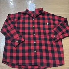 しまむら　POLO ポロ　長袖チェックシャツ　サイズ110 新品