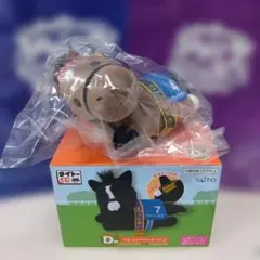 タイトーくじ　D賞マスコットバッジ　 トウカイテイオー ぬいぐるみ