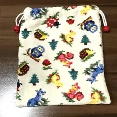 フェイラー ハイジフレンズフォレスト柄のタグ付巾着と 新品未使用のハンカチ フェイラー／ハイジフレンズフォレスト ハンカチ・巾着セットを