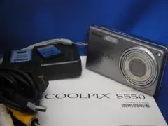 #4172 COOLIX S550 Nikon 一式 4172 COOLIX S550 Nikon 一式 - メルカリ