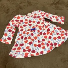 Moujonjon 花柄 ワンピース 80cm