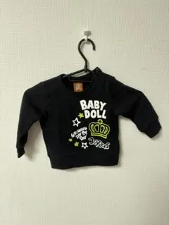 BABY DOLL トレーナー サイズ80 黒