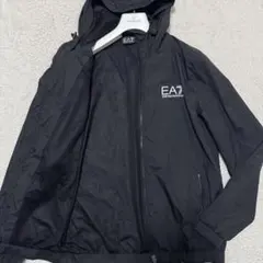 L相当！エンポリオアルマーニ ナイロンパーカー EA7 ブラック ライン