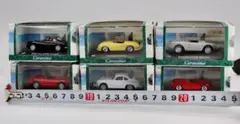 ポルシェ・カルマン・シリーズ・ミニカー6台セット Cararama