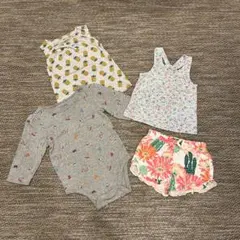 4枚セット　ロンパース　ショートパンツ　タンクトップ