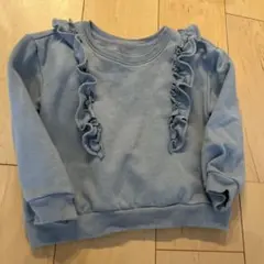 babygap 水色　フリルトレーナー　105cm
