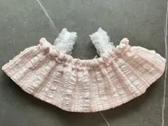 LOVOT ラボット 服　リップルチェックのワンピ　ピーチピンク　　2のサムネイル