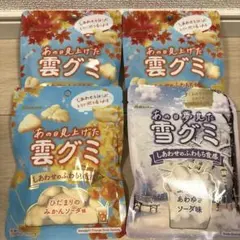 【匿名発送✨】雲グミ　ひだまりのみかんソーダ味3個 あわゆきソーダ1個のサムネイル