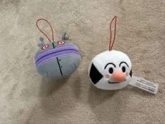 だだんだん＋こむすびまん　マスコットキーホルダー