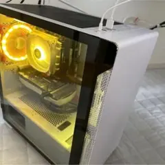 超美品】スノー ホワイト 強化ガラスパネル Core i5 デスクトップPC