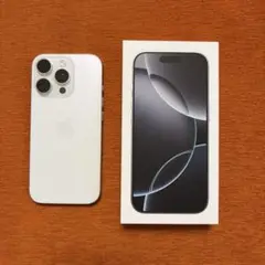 iphone16pro ホワイトチタニウム
