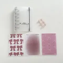 韓国 dilrium バインダー リフィル 貯金 透明/黒 セット シール - メルカリ