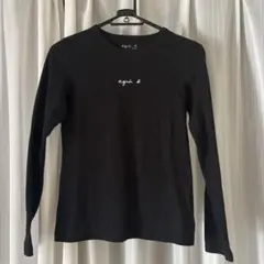 アニエスベー　ブラック　長袖Tシャツ