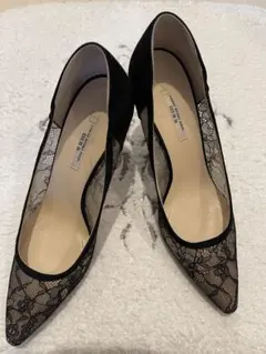 セブントゥエルブサーティ　レースパンプス23センチ