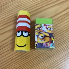ミニオン消しゴム 2個セット