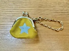 AYANOKOJI あやの小路　ミニがま口ストラップ　イエロー　イニシャル★