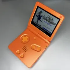 ゲームボーイアドバンスSP オレンジ IPS液晶 USB-C充電