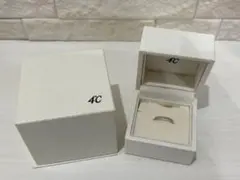 4℃ K10 リング 指輪 ホワイトゴールド