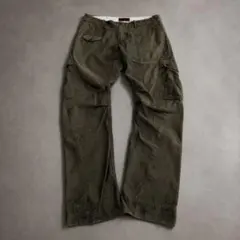 Johnbull ジョンブル　カーゴパンツ ミリタリー L カーキ 日本製のサムネイル