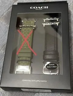 COACH Apple Watchバンド　レザー