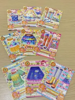 アイカツ ポップカード 20枚セット 3コーデ(9枚)＋単体カード(11枚)