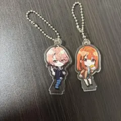 カラフルピーチアクリルキーホルダー