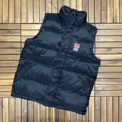 美品 SUNTORY BOSS ナイロン ダウン ベスト ボスジャン 企業物