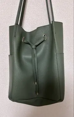 VIS ビス フロントタイトートバッグ 緑色 グリーンのサムネイル