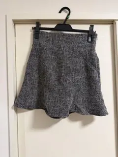SNIDEL フレアミニスカショーパン　ツイード