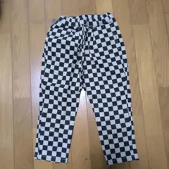 BREEZE チェッカーフラッグ柄 ロングパンツ 110cm
