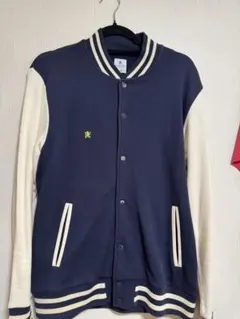 ネイビー アイボリー スタジャン