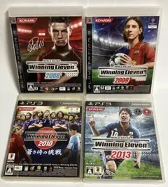 PS3 ウイニングイレブン 2008 2009 2013 蒼き侍の挑戦 4点