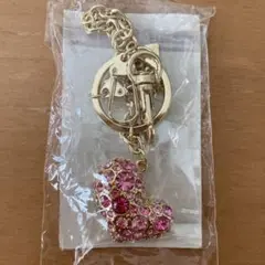 クリスタルストーン　ラッキーハートチャーム