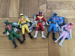 未開封 ハーティロビン 1993 五星戦隊ダイレンジャー ソフビ 6体 希少