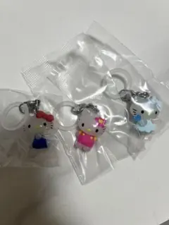 ハローキティ めじるしアクセサリー スタンダード お花 天使 3個セット