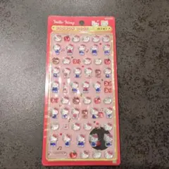 正規品　新品未使用　ボンボンドロップシールミニ キティちゃんレッド