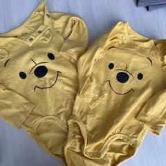 H&M プーさんロンパース 双子