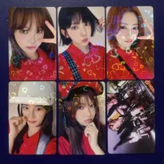 LESSERAFIM SPAGHETTI ユニバ 購入特典 トレカ コンプ