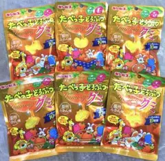 【ギンビス】たべっ子どうぶつ グミ　　　　●温州みかん味× 6袋