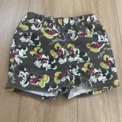 しまむら　ミッキーマウス　ズボン　100 リトシー　littc ハーフパンツ