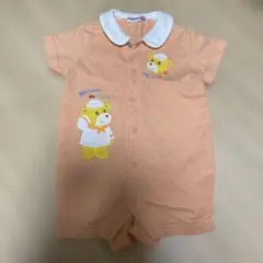 MIKI HOUSE FIRST ロンパース 70cm セーラー　ベア　オレンジのサムネイル