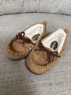 キッズ モカシン【14cm】ブラウン フリンジ付き ⭐︎