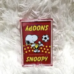 新品未使用 SNOOPY トランプ プラスチック製 サッカーデザインのサムネイル